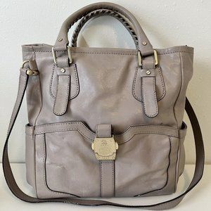 Grey Beige Mark Cross Tote Bag